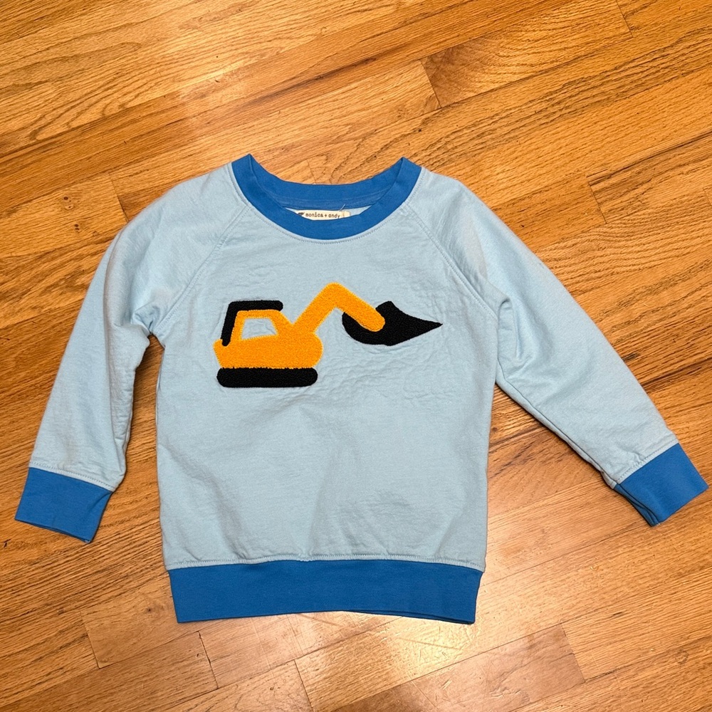 Monica and Andy 4T digger crewneck sweatshirt boys